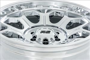 77 Series Wheel One-Piece Chrome 22x12 8x180 -44mm Rough Country