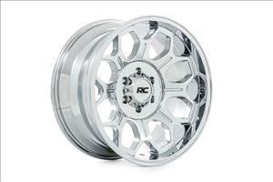 77 Series Wheel One-Piece Chrome 22x12 6x135 -44mm Rough Country