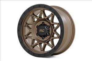 78 Series Wheel Simulated Beadlock Bronze/Black 17x8.5 5x4.5 +0mm Rough Country