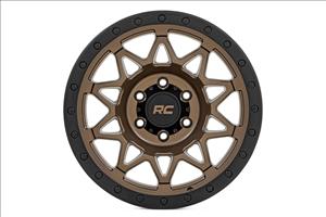 78 Series Wheel Simulated Beadlock Bronze/Black 17x8.5 5x4.5 +0mm Rough Country