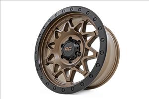 78 Series Wheel Simulated Beadlock Bronze/Black 17x8.5 5x4.5 +0mm Rough Country