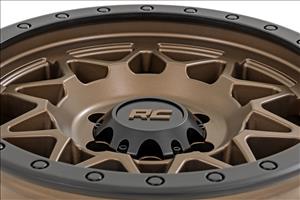 78 Series Wheel Simulated Beadlock Bronze/Black 17x8.5 5x4.5 +0mm Rough Country