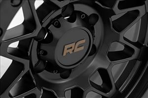 78 Series Wheel Simulated Beadlock Black 17x8.5 6x135 +0mm Rough Country