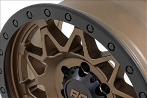 78 Series Wheel Simulated Beadlock Bronze/Black 18x9 6x135 0mm Rough Country