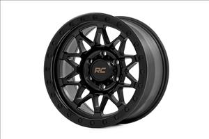 78 Series Wheel Simulated Beadlock Black 18x9 6x135 0mm Rough Country