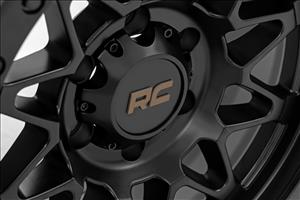 78 Series Wheel Simulated Beadlock Black 18x9 5x5 0mm Rough Country
