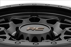 78 Series Wheel Simulated Beadlock Black 18x9 8x170 -12mm Rough Country