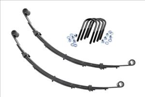 Front Leaf Springs 3 Inch Lift Pair 74-90 Jeep Grand Wagoneer/J10 Truck/J20 Truck/Wagoneer 4WD Rough Country
