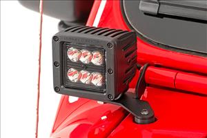 LED Light Kit Hinge Mount 2 Inch Spectrum Pair Jeep Gladiator JT/Wrangler JL (18-26) Rough Country