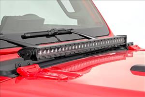 LED Hood Kit 30 Inch Spectrum Series Jeep Gladiator JT/Wrangler JL (18-26) Rough Country