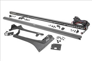 LED Light Kit Windshield 50 Inch Spectrum Single Row Jeep Gladiator JT/Wrangler JL (18-26) Rough Country
