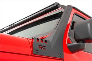 LED Light Kit Windshield 50 Inch Spectrum Single Row Jeep Gladiator JT/Wrangler JL (18-26) Rough Country