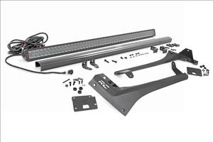 LED Light Kit Windshield 50 Inch Spectrum Dual Row Jeep Gladiator JT/Wrangler JL (18-26) Rough Country