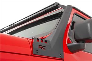 LED Light Kit Windshield 50 Inch Spectrum Dual Row Jeep Gladiator JT/Wrangler JL (18-26) Rough Country