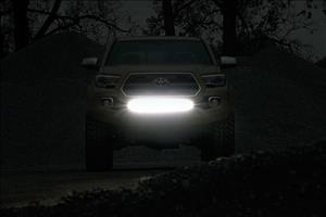 LED Light Kit Lower Grille Mount 30 Inch Spectrum Single Row Toyota Tacoma (16-23) Rough Country
