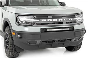 LED Light Kit Bumper Mount 20 Inch Spectrum Single Row Ford Bronco Sport (21-26) Rough Country