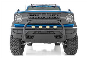 LED Light Kit Upper Windshield 40 Inch Spectrum Single Row Ford Bronco (21-25) Rough Country