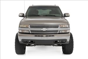 LED Light Kit Ditch Mount 2 Inch Black Pair Spot Chevy Silverado 1500 (99-06)/Tahoe (00-06) Rough Country