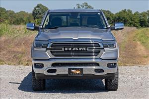 LED Light Kit Ditch Mount 2 Inch Black Pair Amber DRL Ram 1500 (19-26) Rough Country
