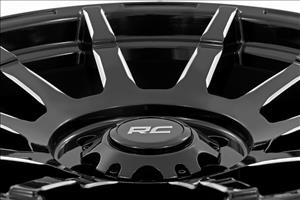 83 Series Wheel One-Piece Gloss Black 20x9 8x180 -12mm Rough Country