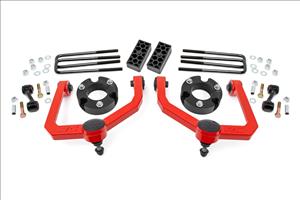 3 Inch Lift Kit Red Nissan Titan 2WD/4WD (2004-2024) Rough Country