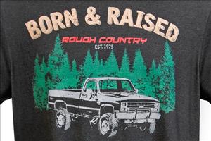 Rough Country Born & Raised T Shirt Men Small Rough Country