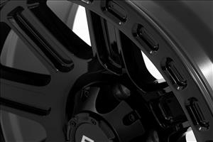 84 Series Wheel Gloss Black 17x8.5 5x4.5 +0mm Rough Country