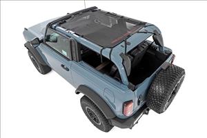 Mesh Bikini Top Plus Black Ford Bronco 4WD (2021-2025) Rough Country