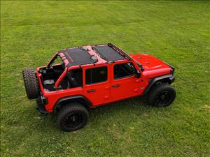 Mesh Bikini Top Plus Black Jeep Wrangler JL (21-23)/Wrangler Unlimited (18-23) Rough Country