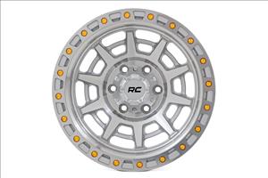 85 Series Wheel Simulated Beadlock Full Machine 17x9 5x4.5 -12mm Rough Country