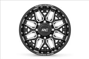 86 Series Wheel One-Piece Gloss Black 20x10 6x5.5 -18mm Rough Country