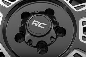 86 Series Wheel One-Piece Gloss Black 20x10 6x5.5 -18mm Rough Country