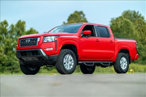 2.5 Inch Leveling Kit Red Spacers Front and Rear Nissan Frontier (05-26)/Xterra (05-15) Rough Country