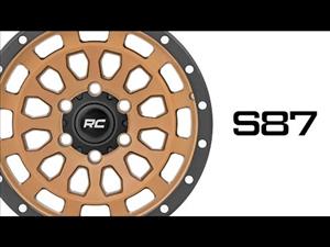 87 Series Wheel Simulated Beadlock Bronze/Black 17x8.5 6x5.5 +0mm Rough Country