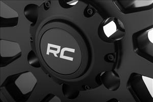 87 Series Wheel Simulated Beadlock Black/Machined 17x8.5 6x5.5 +0mm Rough Country