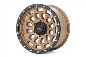 87 Series Wheel Simulated Beadlock Bronze/Black 17x8.5 5x4.5 +0mm Rough Country