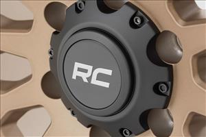 87 Series Wheel Simulated Beadlock Bronze/Black 17x8.5 6x5.5 +25mm Rough Country