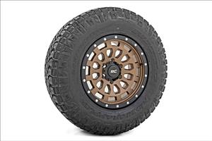 87 Series Wheel Simulated Beadlock Bronze/Black 17x8.5 6x5.5 +25mm Rough Country