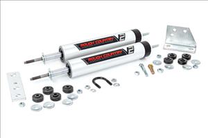 V2 Steering Stabilizer Dual 86-95 Toyota 4Runner/Truck 4WD Rough Country