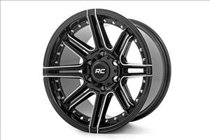 88 Series Wheel One-Piece Gloss Black 17x9 6x5.5 +0mm Rough Country