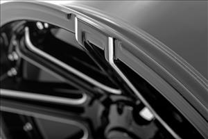 88 Series Wheel One-Piece Gloss Black 17x9 6x5.5 +0mm Rough Country