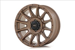 90 Series Wheel One-Piece Bronze 18x9 6x5.5 -12mm Rough Country