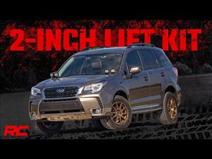 2 Inch Lift Kit Loaded Strut 14-18 Subaru Forester 4WD Rough Country