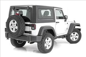 Contoured Drop Steps 2 Door Jeep Wrangler JK 4WD (2007-2018) Rough Country