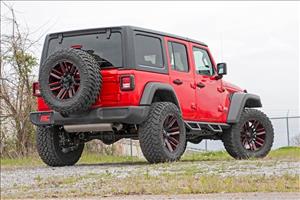 Contoured Drop Steps 4 Door Jeep Wrangler JL (21-25)/Wrangler Unlimited (18-26) Rough Country