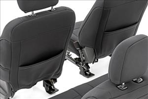 Seat Covers FR Bucket and RR Bench Ford F-150/Lightning/F-250/F-350 (15-25) Rough Country