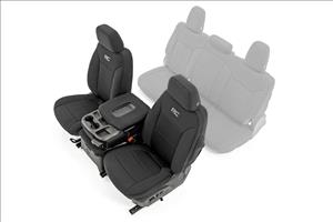 GM Neoprene Seat Covers Front Black For 19-21 1500 Rough Country