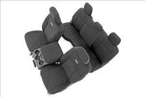 Seat Covers Bucket Seats Front Row and Rear Row Ram 2500 2WD/4WD (19-23) Rough Country
