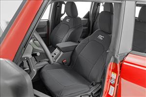 Seat Covers Bucket Seats W/Fold Down RR Armrest FR & RR 4DR Ford Bronco (21-25) Rough Country