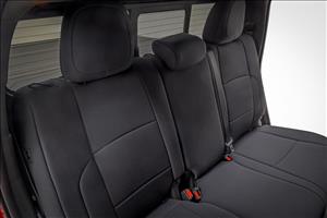 Seat Covers FR & RR Double Cab Toyota Tacoma 2WD/4WD (2024-2026) Rough Country